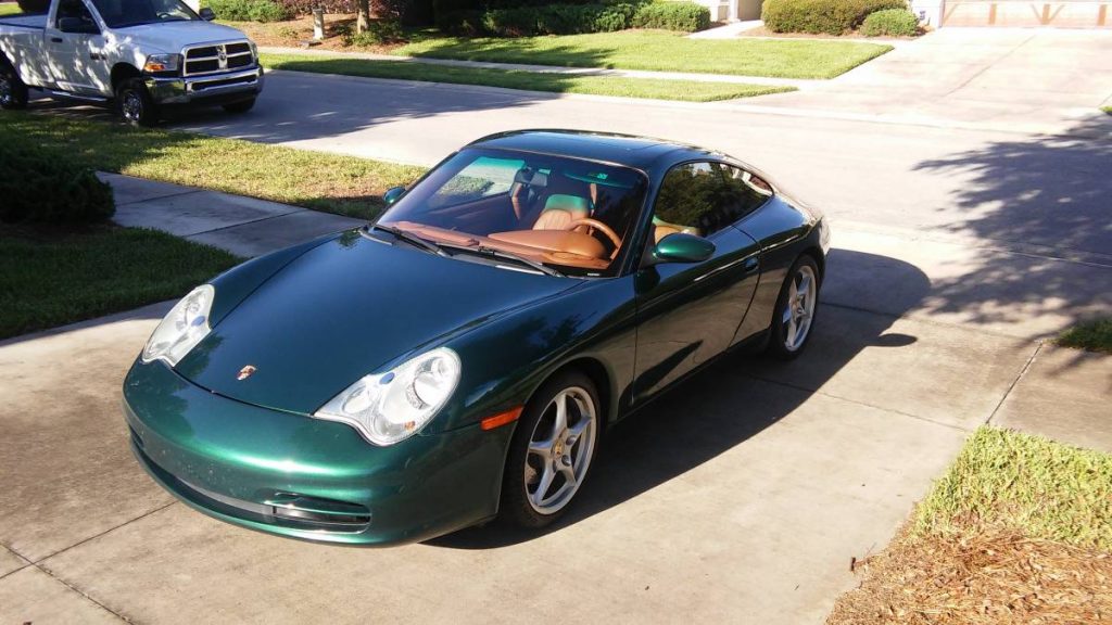 Rain Forest Green Metallic K Mile Porsche Carrera Sp