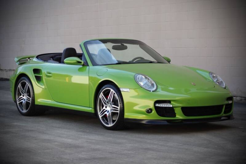 lime green porsche